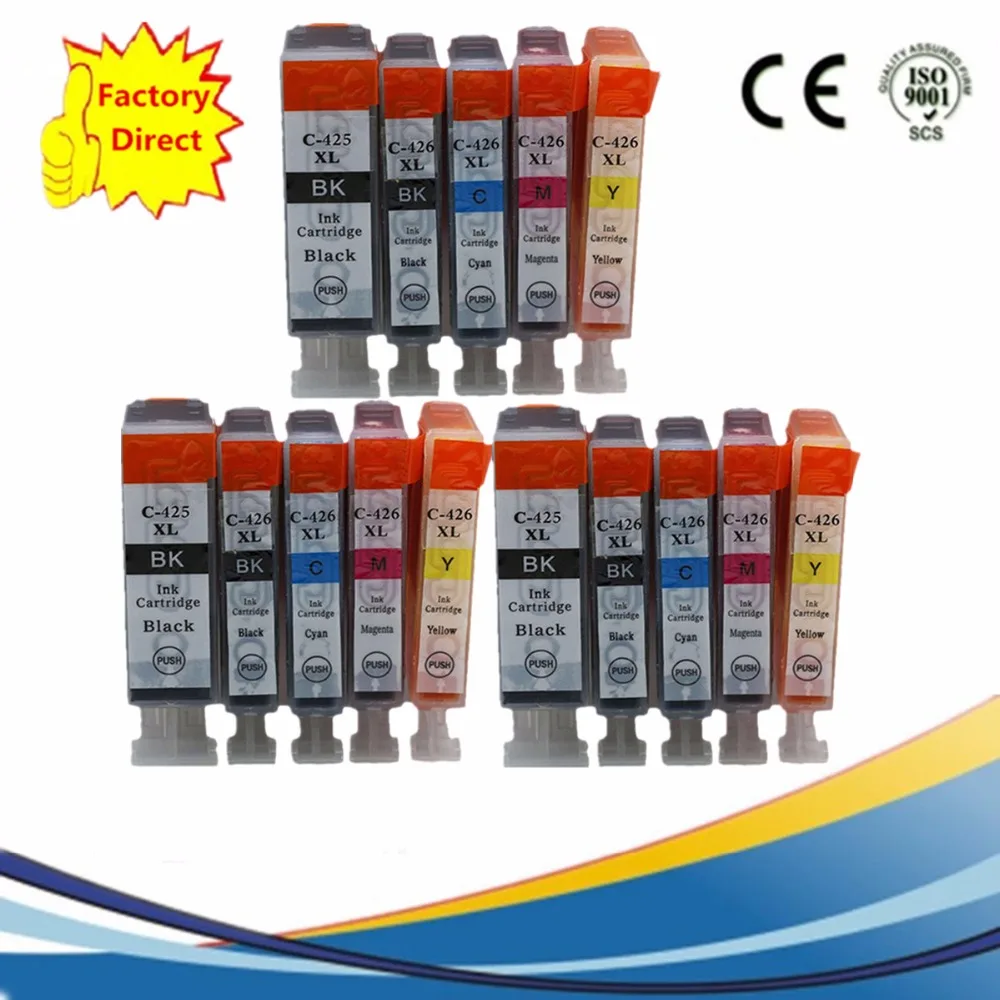 PGI425 PGI 425 XL CLI-426 PGI-425 PGI-425XL Замена чернильных картриджей для MG-5240 MG-5340 MG-6140 MG-6240 MG-8140 |