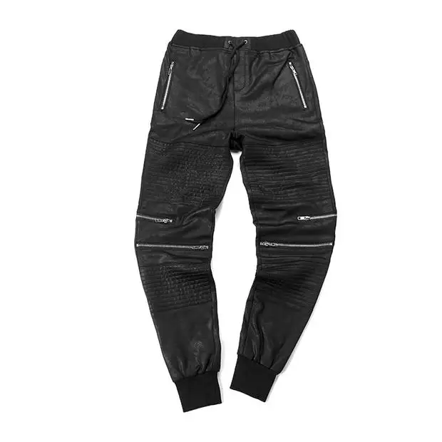 DSDZ Mens Fashion Hi Street Jeans Pants Knee Zippers Black 30 at Amazon  Mens Clothing store