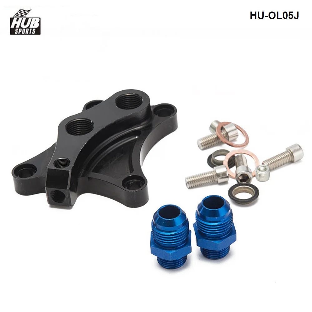 Oil Block Adapter For Nissan SR20DET S13 S14 S15 SR20DET Oil sandwich