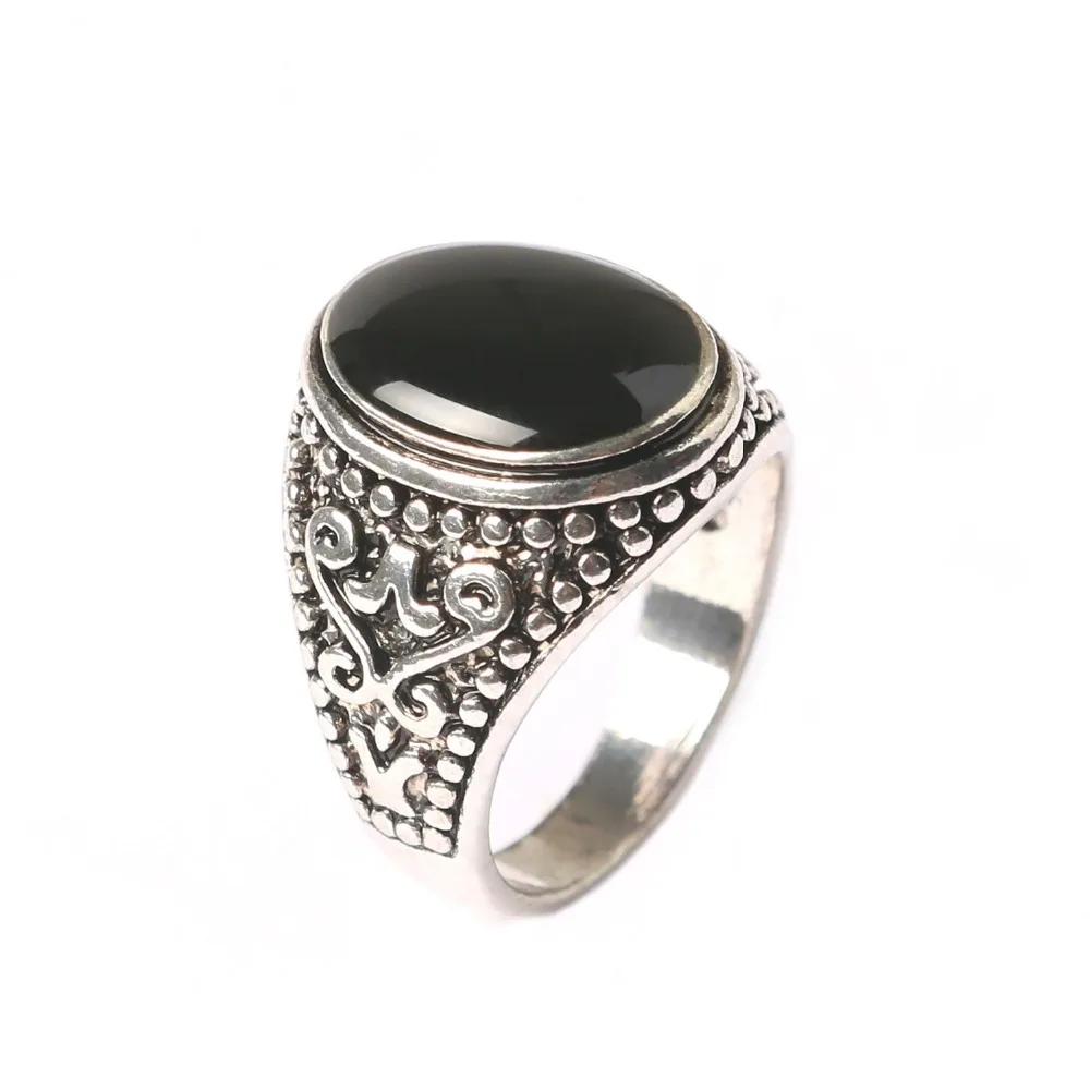 Free shipping antique silver plating muslim allah ring for men & women