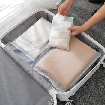 

5 Pcs/set Storage Bags Travel Space Saver Bags Travel Luggage Partition Storage Bags for Clothes Underwear Packing Organizer Set