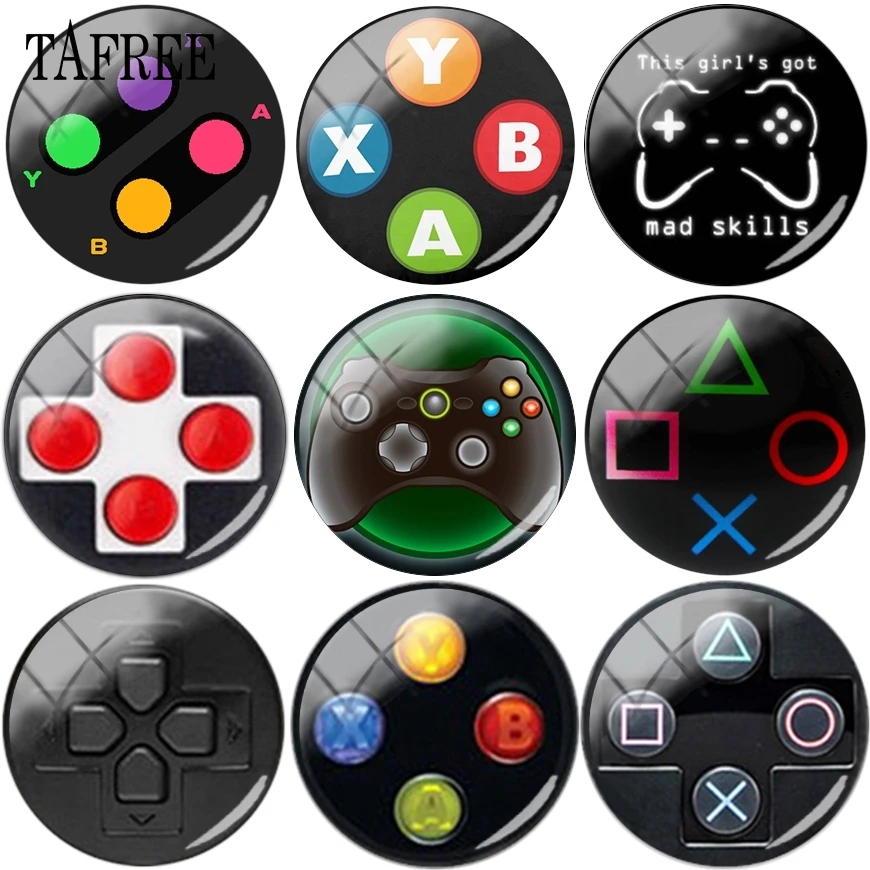 TAFREE Keep Calm And Game On Picture игровая машина 12 20 мм стеклянный кабошон купольная Камея DIY