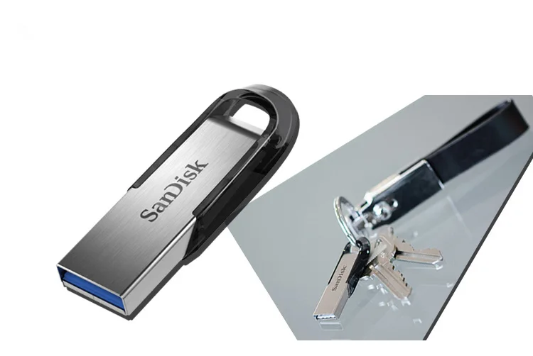 Sandisk флешка флешки 16 гб USB3.0 Flash Drive Подлинная Ultra Flair металлическая ручка привода cle usb флеш-накопитель диск на ключе черный Memory stick