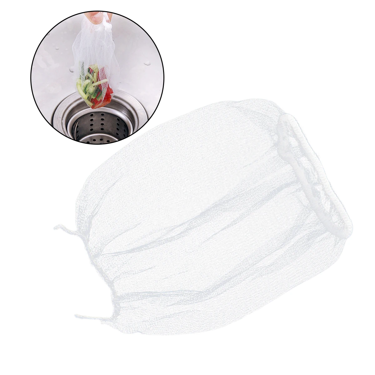 100 шт раковина сетка мешок Слив для кухонной раковины мешок сетка раковина канализация фильтр воды для дома ресторана