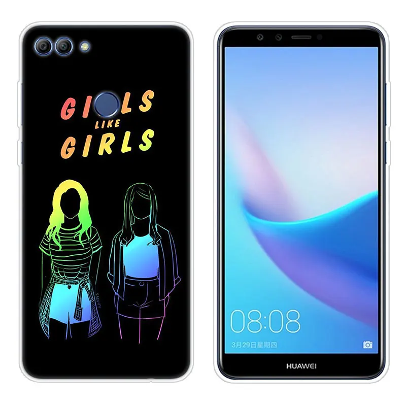 Силиконовый чехол для Huawei Mate 10 20 Lite Pro Y7 Y9 Prime 2019 Y5 Y6 2018 2017|Бамперы| |