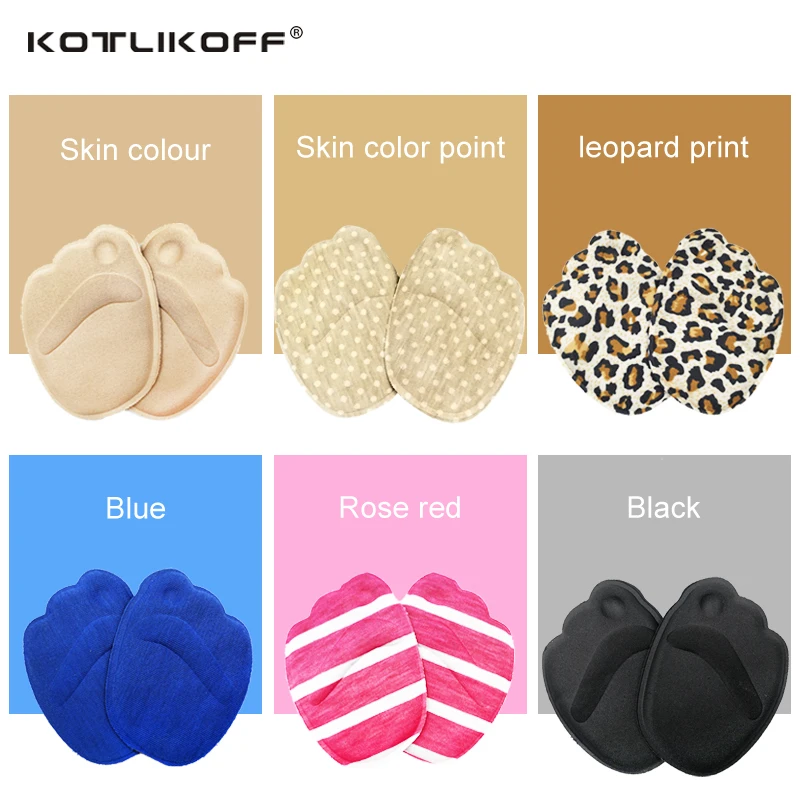 

EID 4D Sponge heel protector Anti-slip Forefoot Half Yard Insoles for High heel Shoes slip Sore Pain Relief Toes Heel pads