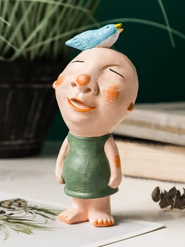 

Nordic style creative resin decoration decoration home bedroom children's room decoration personality crafts simple modern