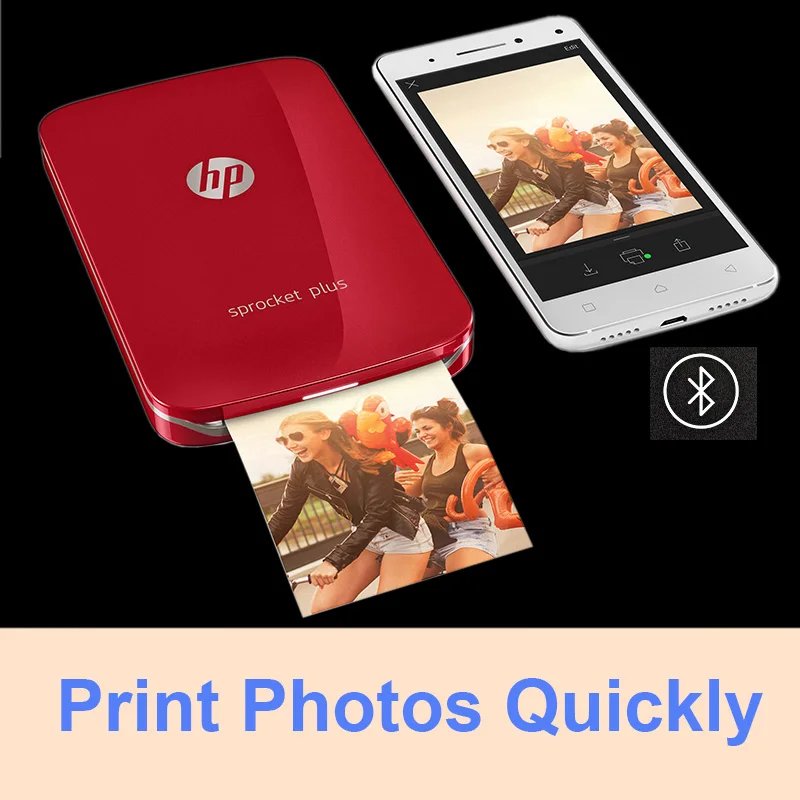 20 листов/коробка фотобумага Zink 5,8*8,7 см(x 3,4 дюйма) для hp Sprocket Plus фотопринтеров портативная печать с липкой основой