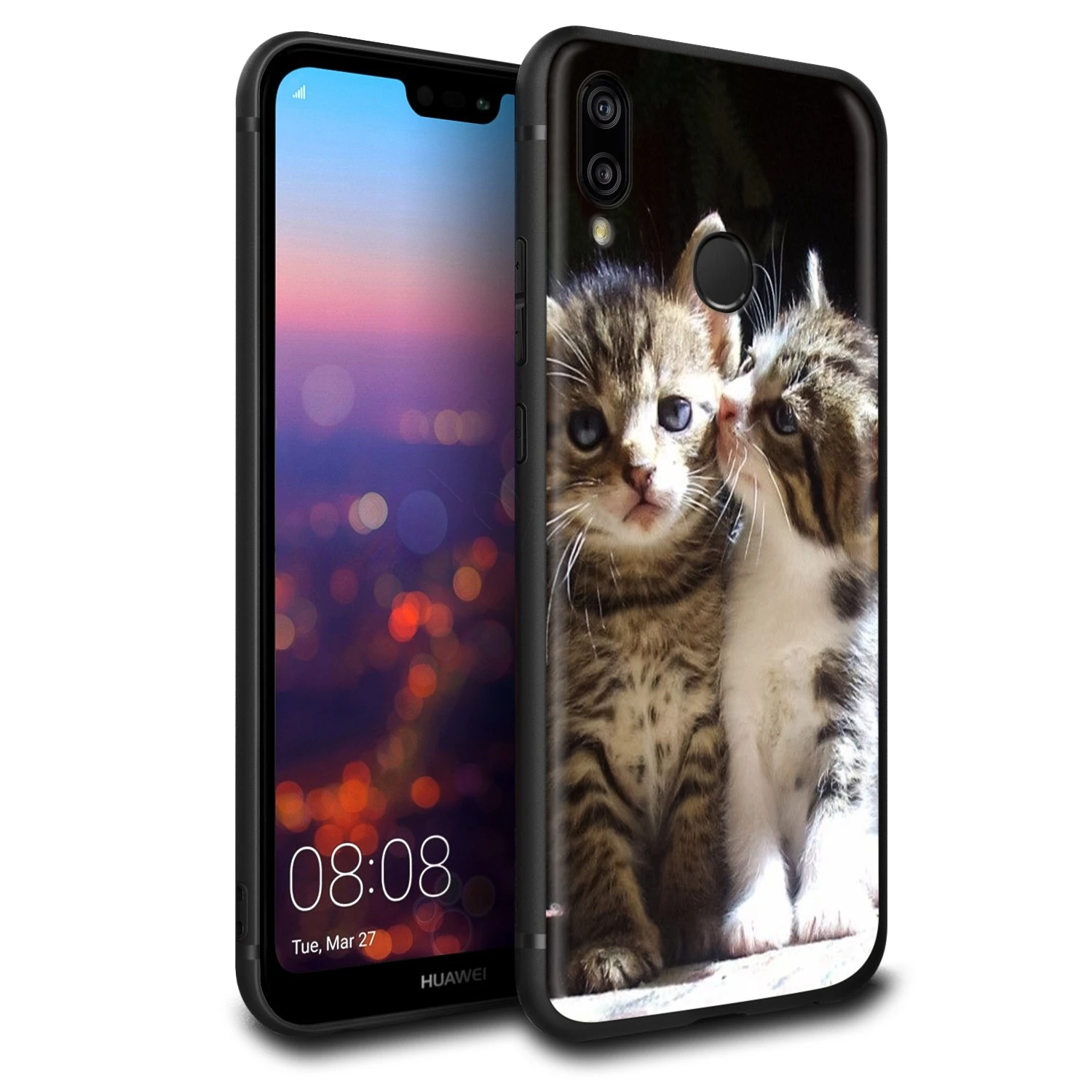 Чехол Lavaza с черными кошачьими и зелеными глазами для Huawei Honor 10 9 8 8x 8c 7x 7c 7a Note Nova 3 3i