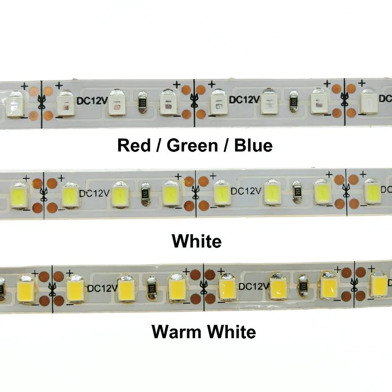 5 м/рулон 5 м 10 м 50 м 100 м Светодиодная лента SMD 2835 12 в 60 светодиодный s/m не водонепроницаемый гибкий светодиодный лента белый теплый белый RGB полоса