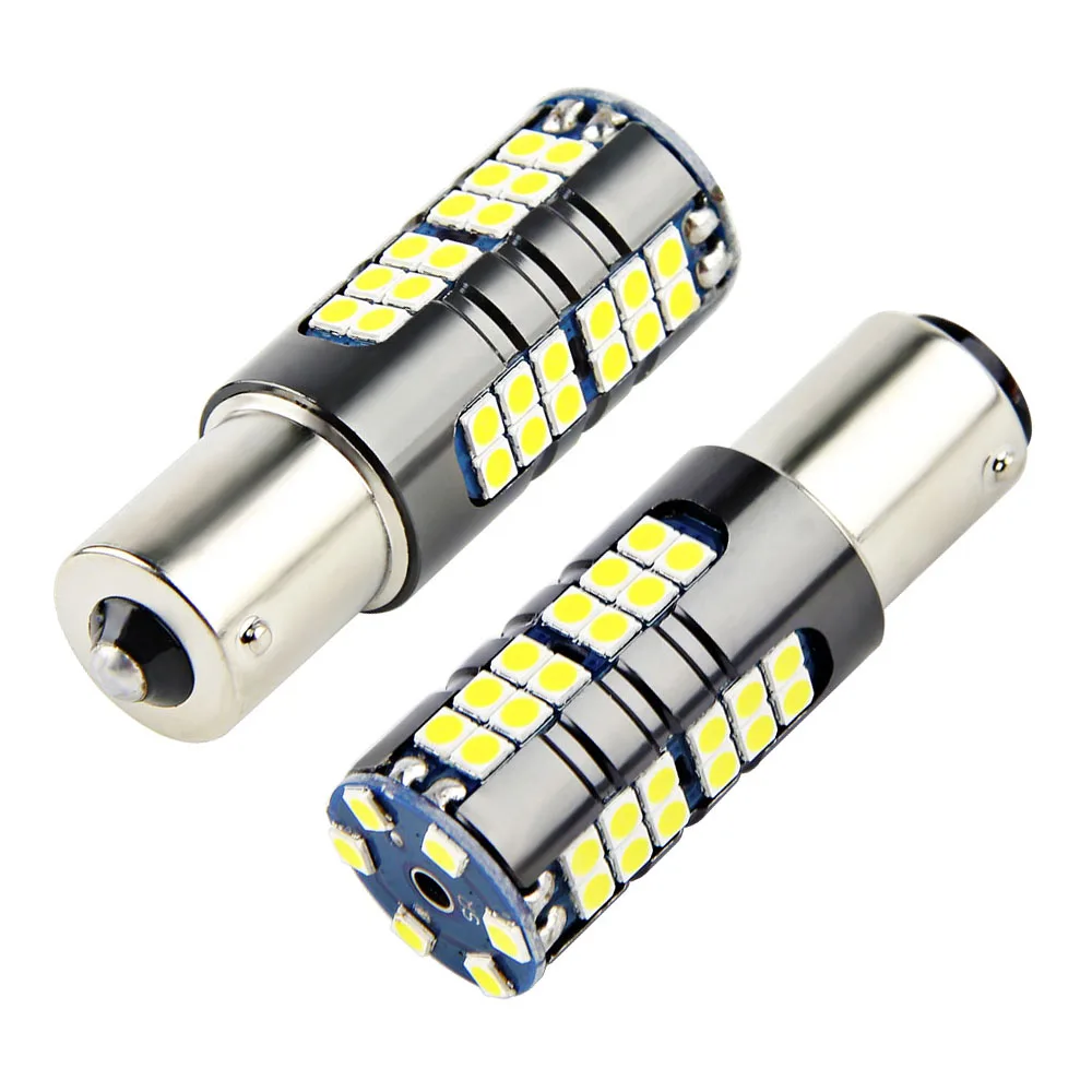 1156 BA15S 1157 BAY15D BAU15S Автомобильный светодиодный светильник с нитью накаливания 3030