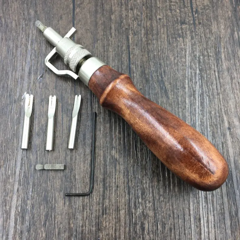 KiWarm новейший 1 комплект 5 в 1 Pro Leather Craft Регулируемая строчка и Groover складка кожаный Тренч многофункциональное устройство инструмент