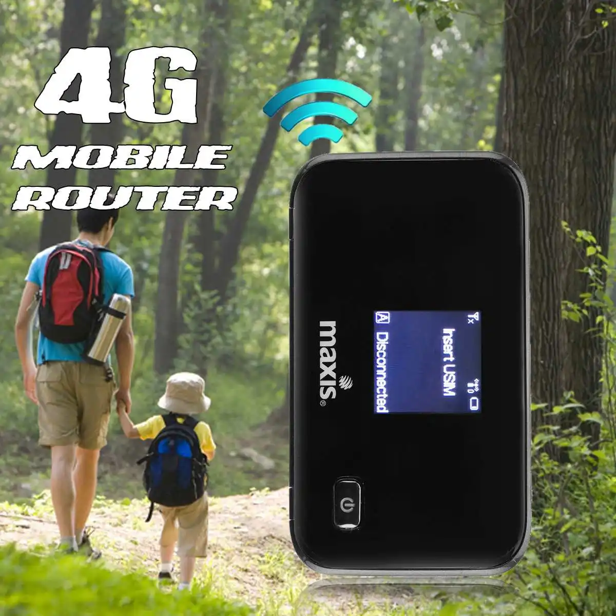

3G 4G LTE Routers Portable Wireless Mobile Hotspot Router SIM TF Card Slot For Cellphone