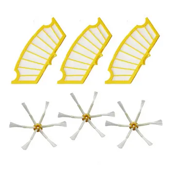 

side brush +filter kit for Irobot Roomba 500 Series 510 530 532 535 540 555 560 562 570 572 580 581 590 Vacuum Cleaner Parts