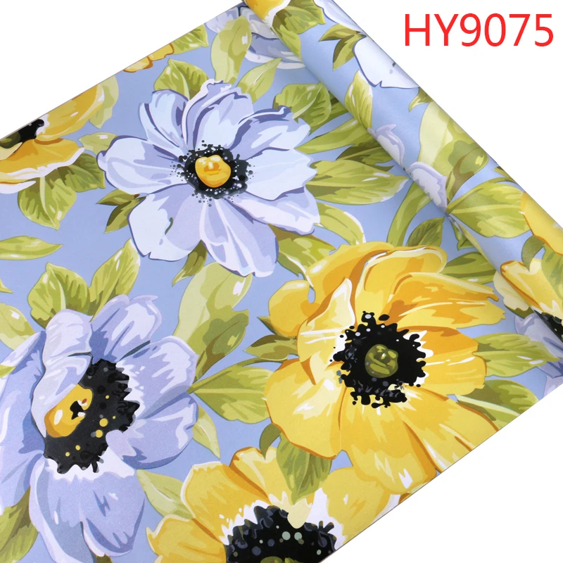 Flower wallpaper pvc self adhesive wallpapers for living room home