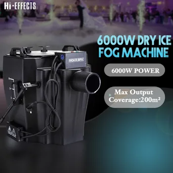

Big 6000w Dry Ice Machine With Diversion Tube Stage Effect Ground Smoke Machine Low Fog Machine For Club Bar Party Disco Show