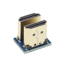  1080P Male to Male Adapter for Raspberry Pi 3 4 HDMI-compatible Converter LCD Touchscreen Display 