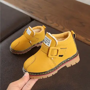 

girls boys boots winter rubber kids boots for child kids snow ankle baby boots kids shoes for winter