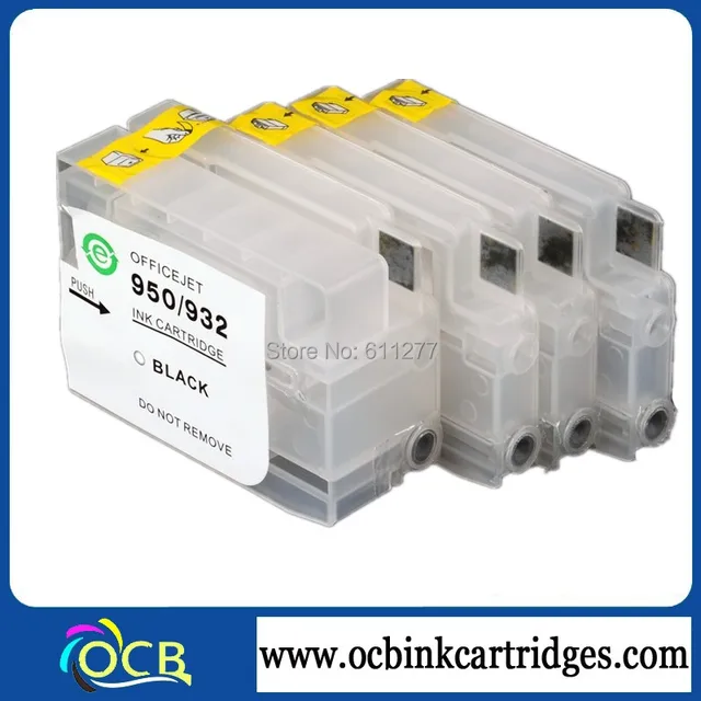 OCBESTJET New China products sale discount refillable ink cartridge for hp 950/951 ink cartridge