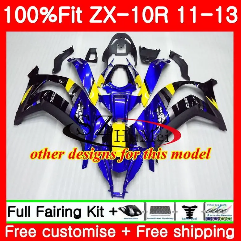Впрыска для Kawasaki Ninja ZX 10 R ZX10R 19no. 1 ZX 10R 11 12 13 14 15 ZX-10R 2011 2012 2013 обтекатель комплект зеленый черный