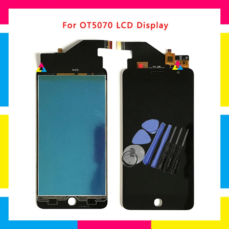 

LCD Display Screen With Touch Screen Digitizer Assembly For Alcatel OneTouch Pop Star 4G OT5070 5070 5070D Replacement