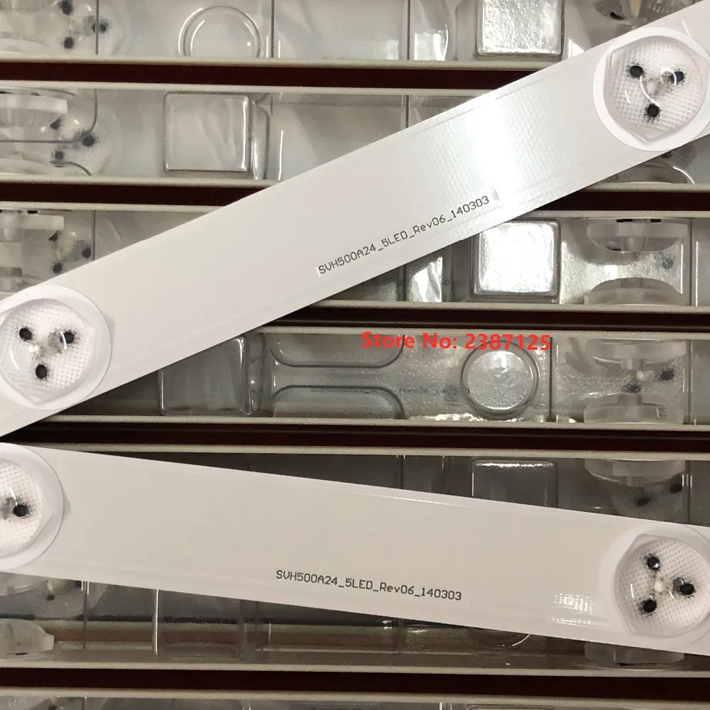 1 комплект = 11 шт. 493 мм светодиодный ная лента 5 s Для Hi sense 50 ''TV E257384 SVH500A24 LED Rev06