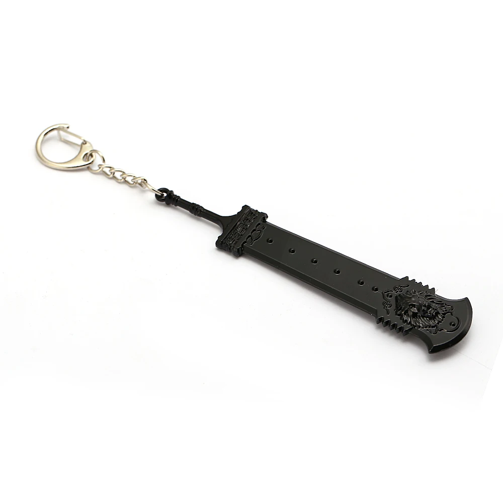 

HSIC NieR Automata YoRHa Keychain 2B Weapon Key Ring Holder Black Metal Pendants Key Chains Charms Cosplay Men Accessory HC12789