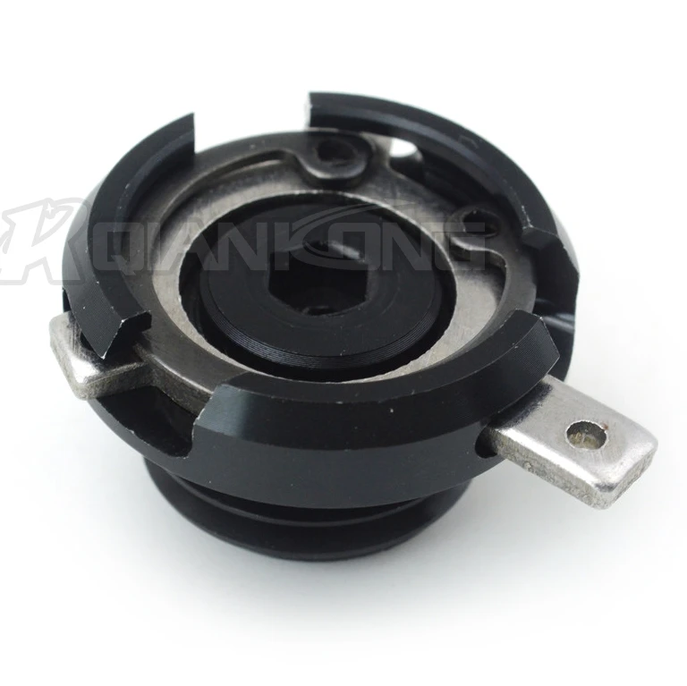 R QIANKONG M20* 2,5 двигатель с ЧПУ машинное масло наполнитель чашки крышка для honda hornet crf 250 crf 450 cb1000r 2000 cbr600rr 2006 CB300X CB500X - Цвет: BLACK