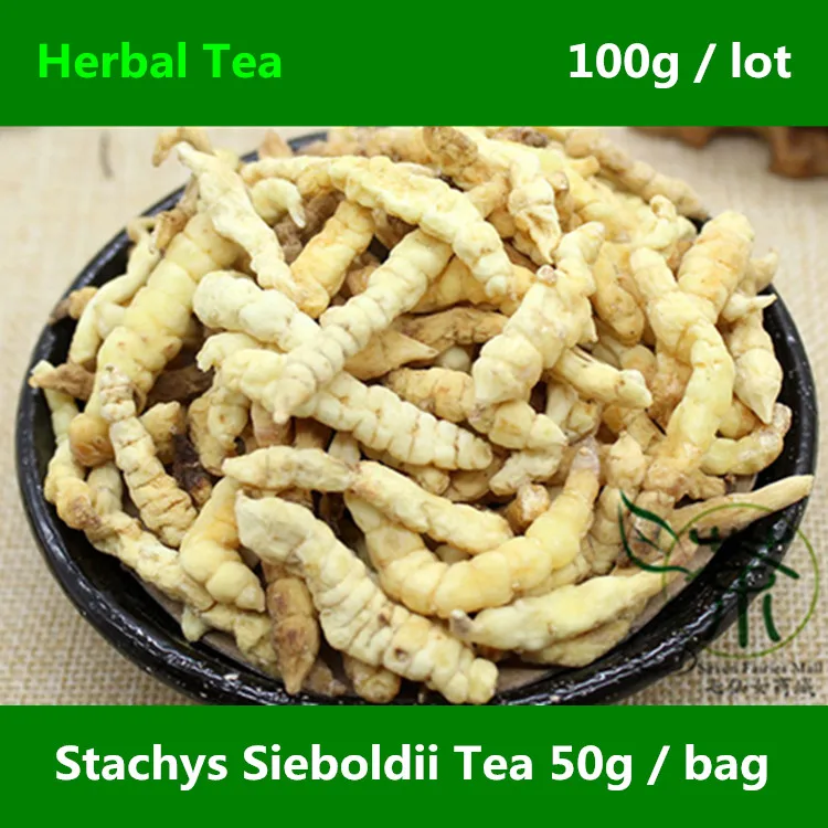 

Authentic Wild Stachys Sieboldii  Tea 100g, Much Loved Chinese Artichoke Dried Root, Clearing Heat-toxin Cao Shi Can  Herbal Tea
