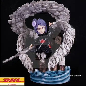 

NARUTO Statue Uzumaki Naruto Bust Konan Full-Length Portrait Yahiko Friend 28CM GK Action Figure Collectible Model Toy BOX J305