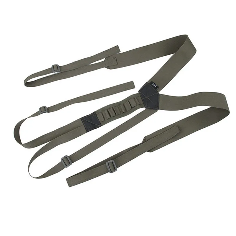

Outdoor Sling Shoulder Straps Tactical Belt SUSPENDERS CORDURA fabric BK/RG