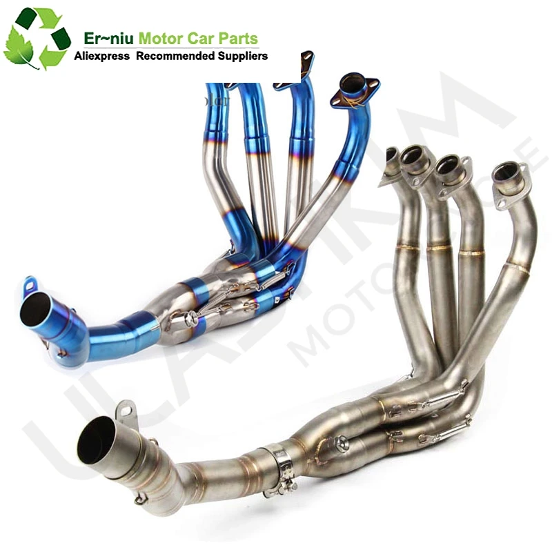 

Z900 Motorcycle Exhaust Middle pipe System Case For Kawasaki Z900 Muffler Pipe Front Header Pipe Tube Slip-On With Sensor