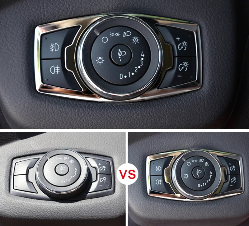 Серебристая накладка на переднюю фару автомобиля 1 шт. для Ford Explorer 2011 2012 2013 2014 2015