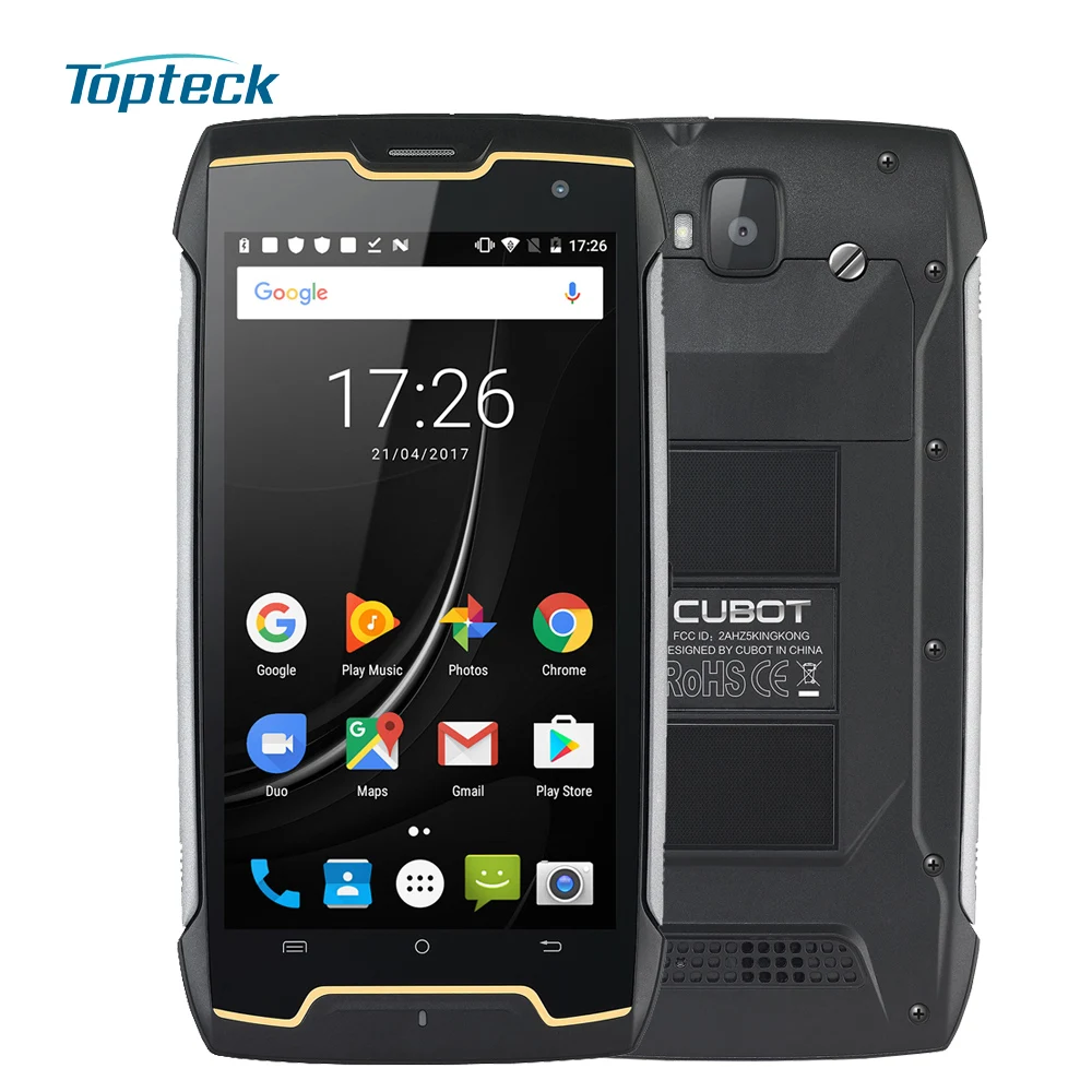 

CUBOT King Kong IP68 Mobile Phone Waterproof Shockproof Dustproof 5Inch MT6580 Quad Core 2GB RAM+16GB ROM 8.0+13.0MP Camera