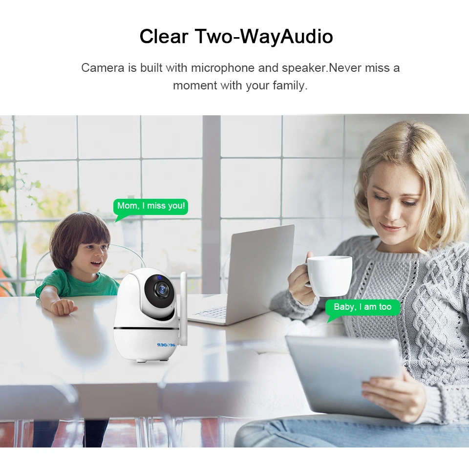 BESDER 1080 P домашняя ip-камера безопасности 720 P Беспроводная смарт-камера с Wi-Fi аудио запись наблюдения детский монитор HD мини CCTV камера