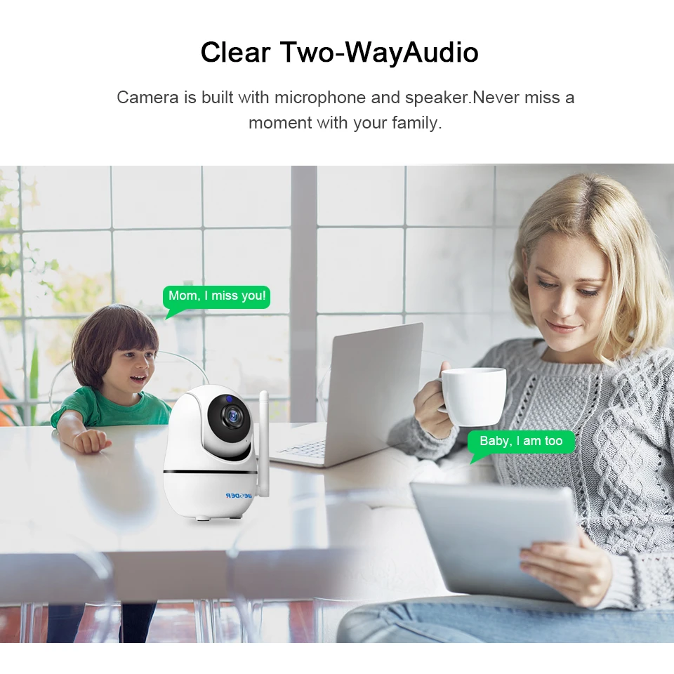 BESDER 1080P домашняя IP камера безопасности 720P Беспроводная умная WiFi Аудио запись