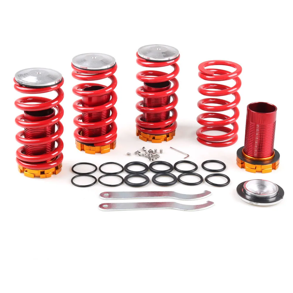 

For Honda Civic 02-05 SI EP3 Coilover Springs Kit Red available Coilover Suspension Coilover Spring