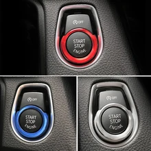 Автомобильные аксессуары хромированная кнопка запуска двигателя декоративная рамка, обшивка, Накладка для BMW F30 F20 2013