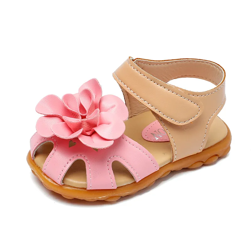 Download COZULMA Baby Toddler Girls Cut Outs Sandals Kids Flower ...