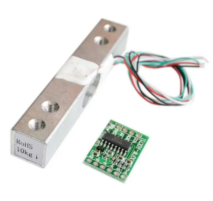 

Digital Load Cell Weight Sensor 10KG Portable Electronic Kitchen Scale + HX711 Weighing Sensors Ad Module for Arduino