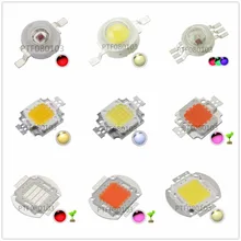Светодиодный чип высокой мощности 1 Вт, 3 Вт, 5 Вт, 10 Вт, 20 Вт, 30 Вт, 50 Вт, 100 Вт, COB SMD, светодиодный, белый, RGB, полный спектр, 1 3 5 10 20 30 50 100 Вт