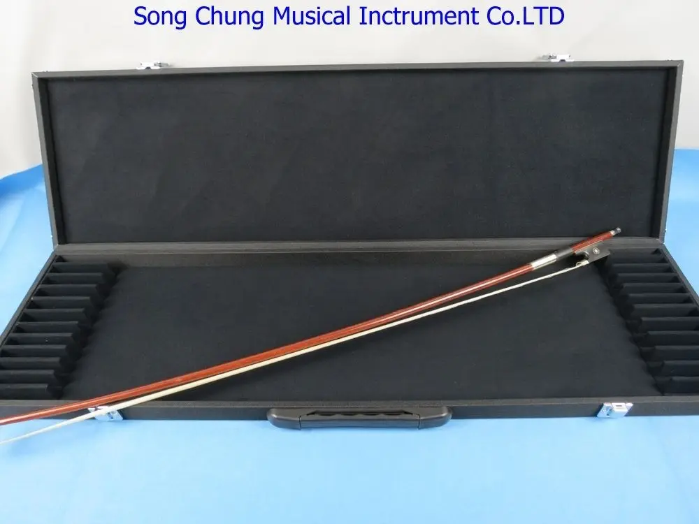 Strong black violin bow case for 12 bow holdersin Cello from Sports
