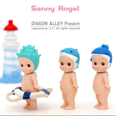 Sonny Angel WHALE FISH Marine Series Mini Figure Baby Doll Dreams Toys Figurine