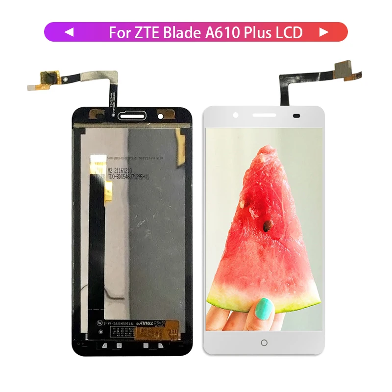 ЖК дисплей 5 дюйма для ZTE Blade A610 сенсорный экран в сборе лезвие дигитайзер сменные