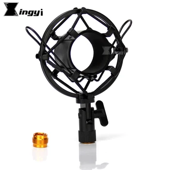 Kaufen Universal Metall Ausgestrahlt Studio Aufnahmemikrofon Spinne Mic Stand Shock Mount Halter Stoßfest Shockmount Für MK4 MK8 C01U
