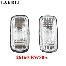 LARBLL Pair SIDE MARKERS LIGHT Turn Signal LAMP Cover Shell 26160-EW80A FOR NISSAN MAXIMA CEFIRO A31 SEDAN 1990-1997 A32 A33