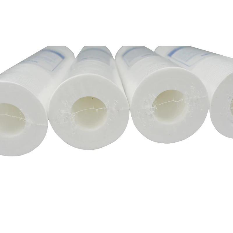 New 4pcs PP Cotton Filter Water Filter Water Purifier 10 Inch 1 Micron Sediment Water Filter Cartridge System Reverse Osmosis