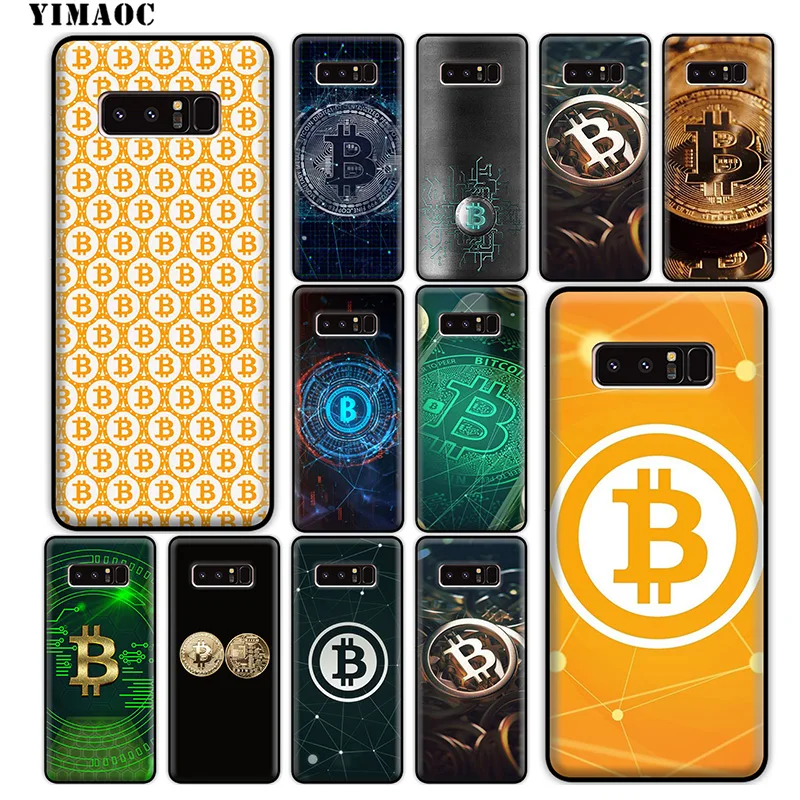 

YIMAOC Bitcoins coins Soft Silicone Case for Samsung Galaxy S10 S10e S9 S8 Plus S7 S6 Edge J6 Cover