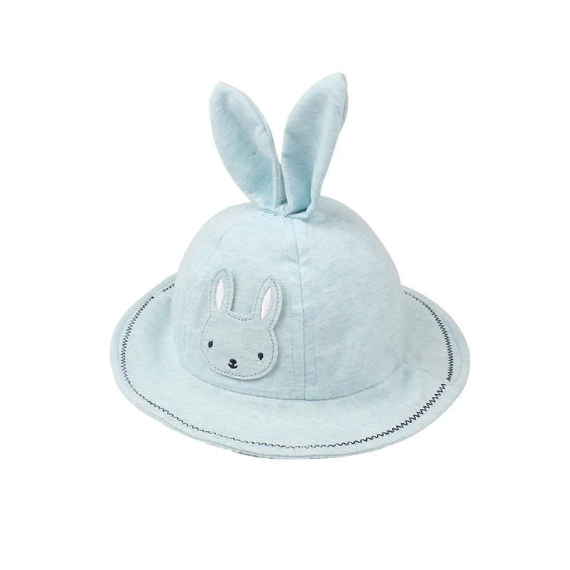 Cute Rabbit Baby Hat For Girls Cotton Panama Girls Hat With Rabbit Ears Cartoon Baby Girls Sun Cap Summer Baby Girls Clothings (25)