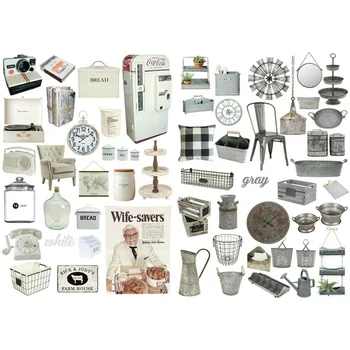 

1 PCS White Grey Modern Life Precut Sticker Kawaii Stationery Cute Sticky Notes Planner Stickers School Office Decor